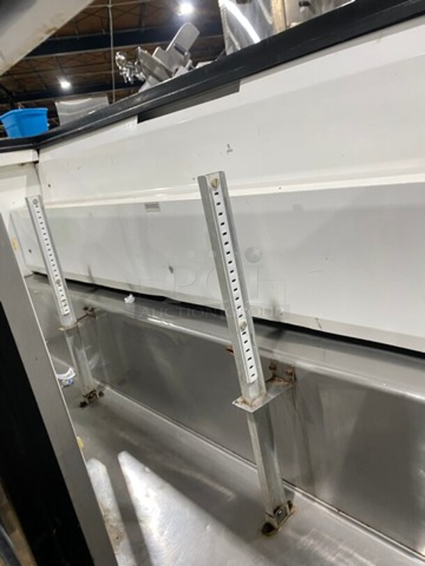 True Commercial Refrigerated Sandwich Prep Table! With Commercial Cutting Board! With 3 Door Underneath Storage Space! All Stainless Steel! On Casters! Model: QA7230MB SN: 13758551 115V 1 Phase - Image 7 of 9