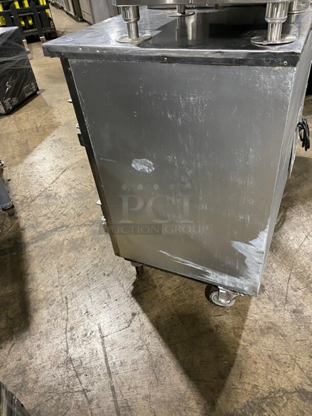 Leader Commercial 2 Door Under The Counter Worktop/Lowboy! All Stainless Steel! With Rack! Model LB48 Serial PY08M0308! 115V 1Phase! On Casters! - Image 3 of 8