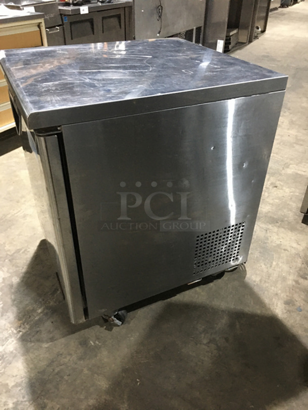 COOL! Turbo Air Refrigerated Single Door Lowboy/Worktop Cooler! All Stainless Steel! On Casters! Model: TUR28SD 115V 60HZ 1 Phase - Image 2 of 7