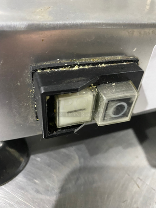 Commercial Countertop Meat/Deli Slicer! All Stainless Steel! Model: SL-300 SN: HSL02180617008 115V 60HZ 1 Phase - Image 8 of 9
