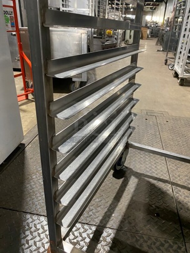 Channel Metal Commercial Pan Transport Rack! On Casters! - Image 5 of 6