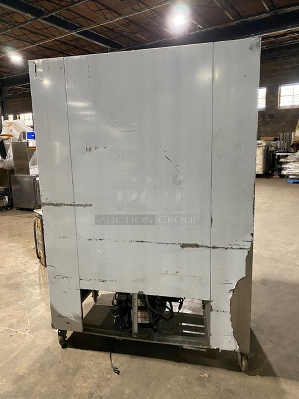 Cool Tech Commercial Stainless Steel 2 Door Reach In Refrigerator! With Poly Coated Racks! On Casters! 120V! Model: CMPH-54RIF SN: W111815! - Image 4 of 9