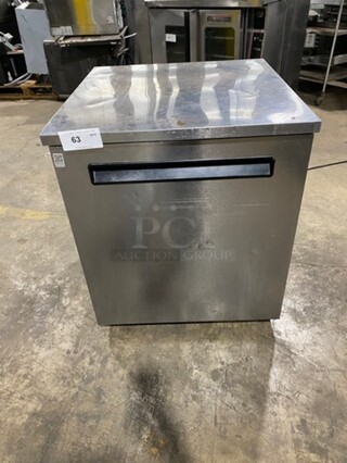 Delfield Commercial Single Door Lowboy/Worktop Cooler! All Stainless Steel! Model: 406STAR2 SN: 1302152001558 115V 60HZ 1 Phase