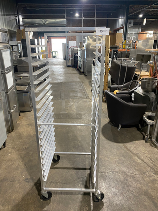 NEW! Channel Commercial Pan Transport Rack! Holds Full Size Pans! On Casters!
