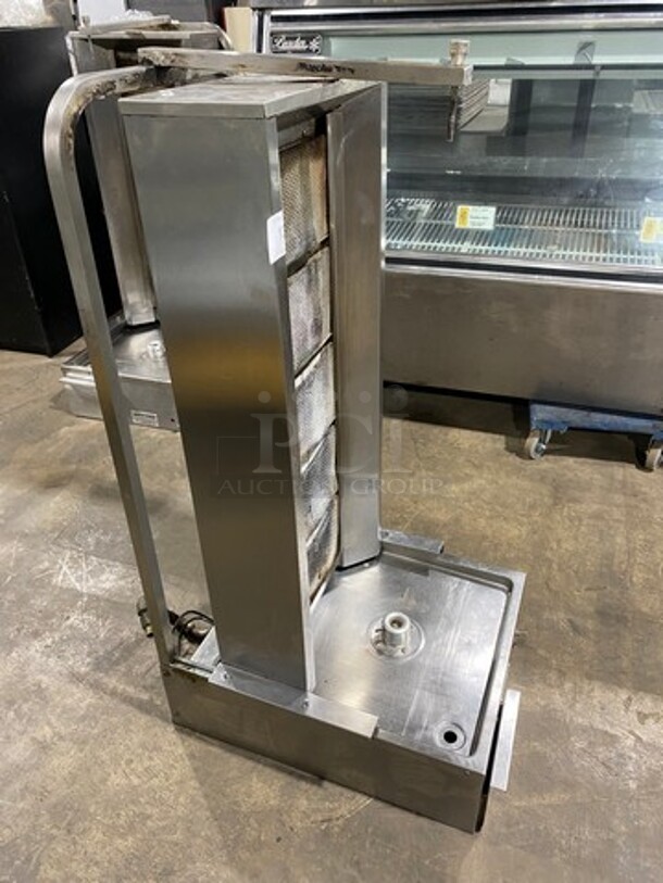 Archway Commercial Countertop Natural Gas Powered Vertical Broiler Gyro Machine! All Stainless Steel! WORKING WHEN REMOVED! Model: 5BSTDNG SN: 1810020558001 - Image 2 of 9