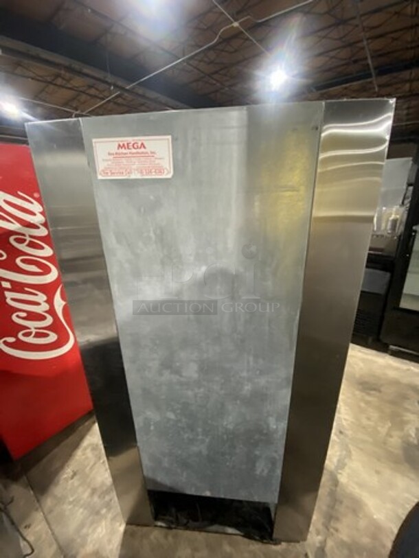 Leader 2 Glass Sliding Reach In Cooler Merchandiser! Model LS38! 115V 1 Phase!  - Image 3 of 8