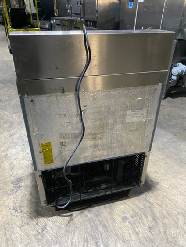 Maxx Cold Commercial Refrigerated Sandwich Prep Table! With Commercial Cutting Board! Single Door Storage Space Underneath! All Stainless Steel! On Casters! - Image 3 of 9