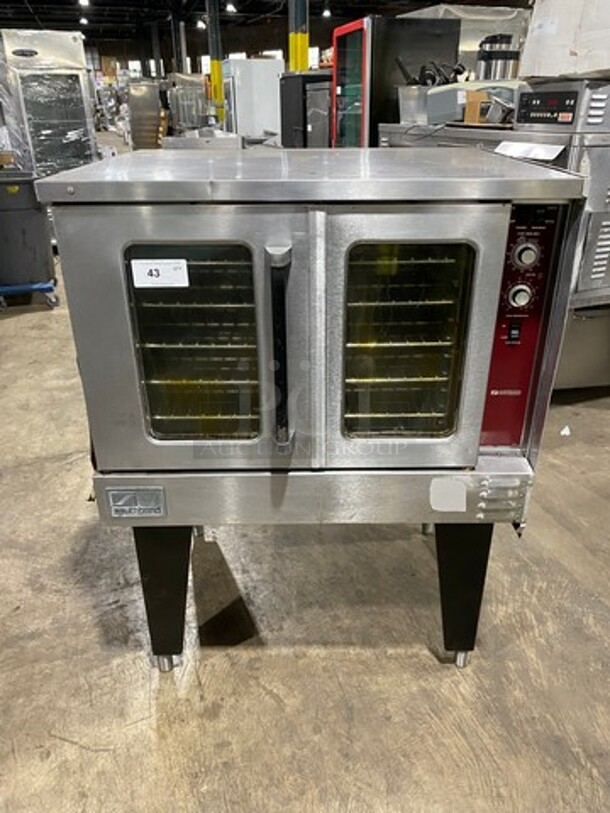 Southbend Natural Gas Powered Single Deck Convection Oven! With View Through Doors! Metal Oven Racks! All Stainless Steel! On Legs! - Image 1 of 7