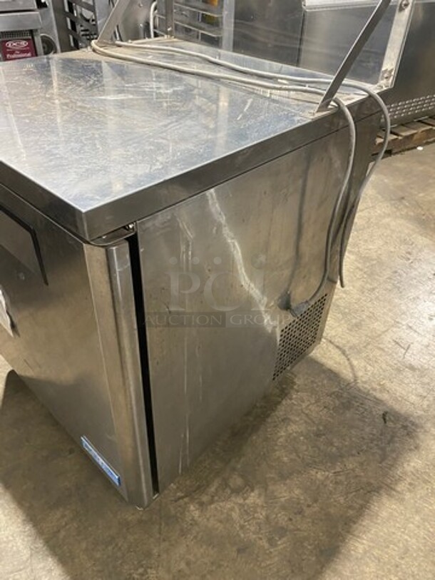 Turbo Air Stainless Steel One Door Refrigerated Lowboy Worktop Cooler! Model MUR28 Serial MU2R705065! 115V 1 Phase!  - Image 3 of 8