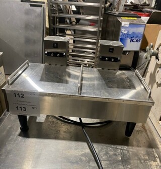 Bunn Stainless Steel Commercial Countertop Double Server Stand! MODEL 2SHSTAND  120V 1PH
