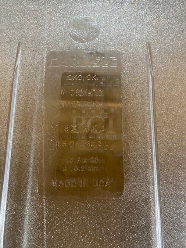NEW! Carlisle Poly Clear Food Container! 2x Your Bid! - Image 7 of 9