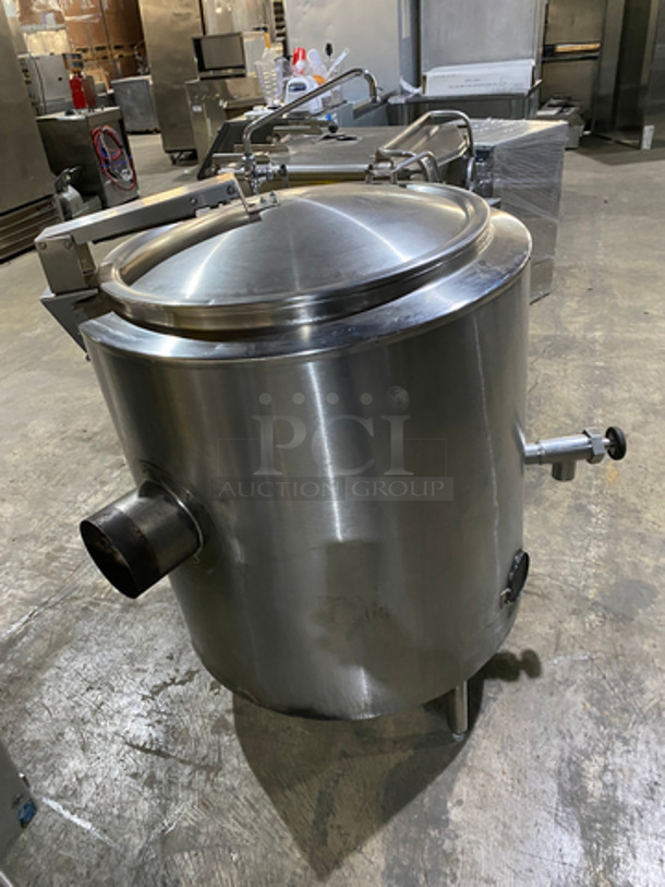 WOW! Groen Commercial Jacketed Self-Contained Soup Kettle! All Stainless Steel! On Legs! Model: AH/1E-40 SN: 73379 - Image 3 of 12