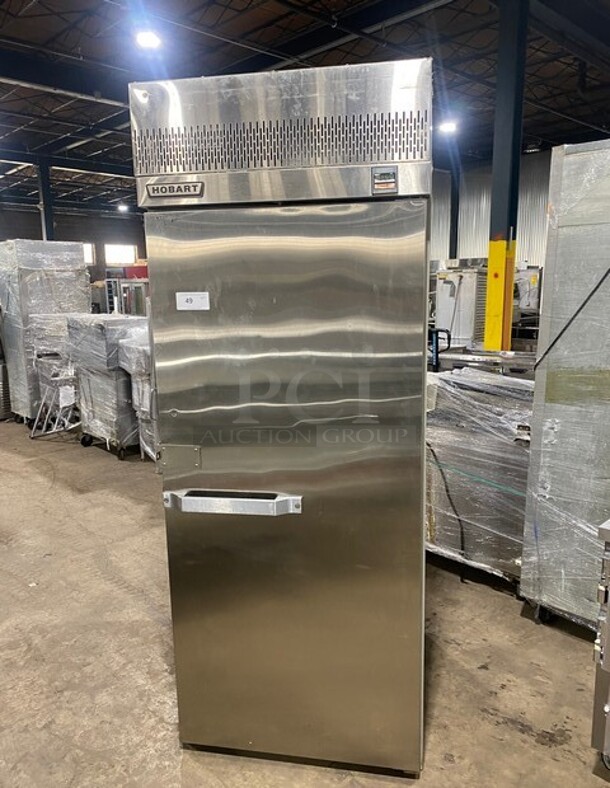 Hobart Commercial Single Door Warmer Proofer! All Stainless Steel! MODEL QE1 SN:321077613 120V 1PH  - Image 1 of 9