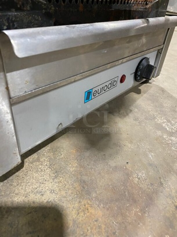LATE MODEL! 2018 Eurodib Commercial Countertop Electric Powered Panini/Sandwich Press! With Ribbed Press! All Stainless Steel! Model: SFE02345120 SN: 2018061035 120V - Image 6 of 8