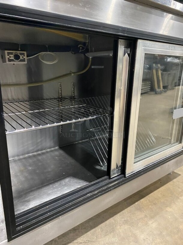 2010 Leader Stainless Steel 2 Door Slide Glass Bar Back Cooler! MODEL LB60S/C SN: PT030156 115V 1PH - Image 5 of 7