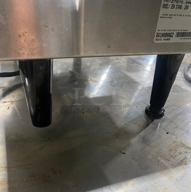 Bunn Stainless Steel Commercial Countertop Double Server Stand! MODEL 2SHSTAND 120V 1PH - Image 8 of 8