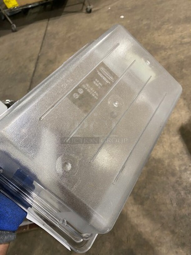 Rubbermaid Clear Poly Food Pans! 5x Your Bid! - Image 4 of 6