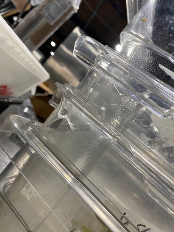 Rubbermaid Clear Poly Food Pans! 5x Your Bid! - Image 5 of 6