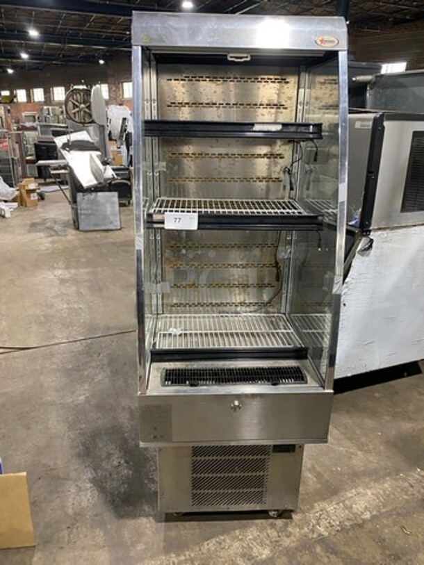 Omcan Commercial Refrigerated Open Grab-N-Go Display Case! Solid Stainless Steel! Model: RSCN0250 SN: 25825 110V - Image 1 of 8
