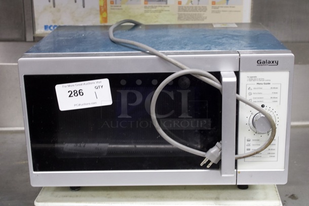 LIKE NEW!! Galaxy 177MW1000PD Office Series Microwave with Dial Controls - 120V, 1000W. STILL IN FACTORY WRAPPING. 