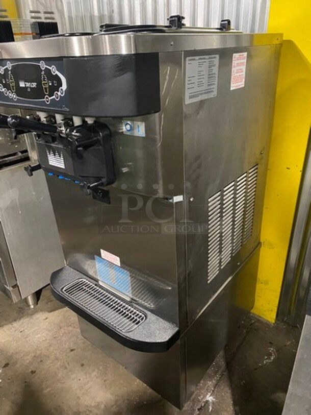 Taylor Crown Commercial 3 Handle Ice Cream Machine! All Stainless Steel! On Casters! Model: C72333 SN:M2105659 208-230V 3PH - Image 2 of 12