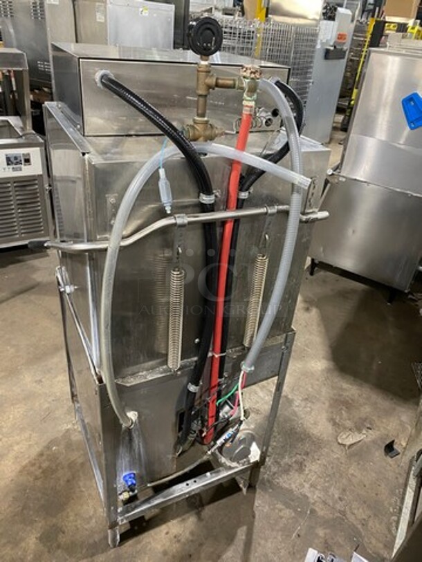 Champion Commercial Pass-Through Dishwasher Machine! All Stainless Steel! On Legs! Model: DH2000 SN: D161214130 208/240V 60HZ 3 Phase - Image 3 of 8