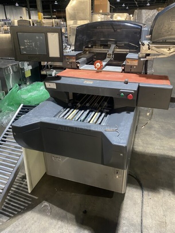 SWEET! Hobart Floor Model Commercial AUTOMATIC WRAPPING SYSTEM! Model AWS-1LR!  With Conveyor! With Digital Control Panel & Printer Laber!  208V 1 Phase!   - Image 2 of 12