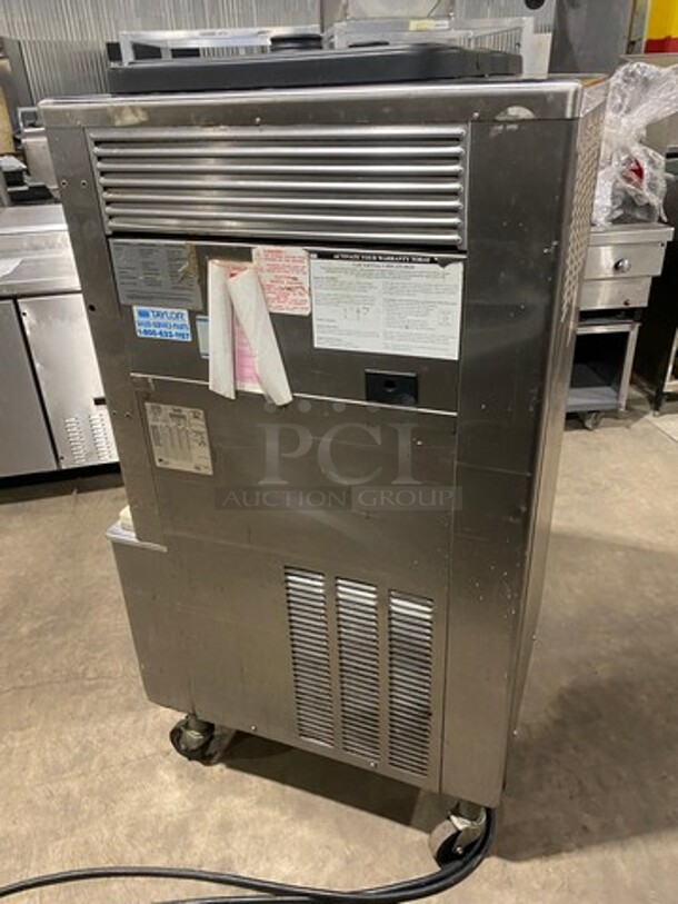 Taylor Commercial 2 Flavor Frosty/Coolatta/Slushie Making Machine! With Milkshake Mixing Attachment! All Stainless Steel! On Casters! Model: 342D27 SN: K2070024 208/230V 60HZ 1 Phase - Image 4 of 11