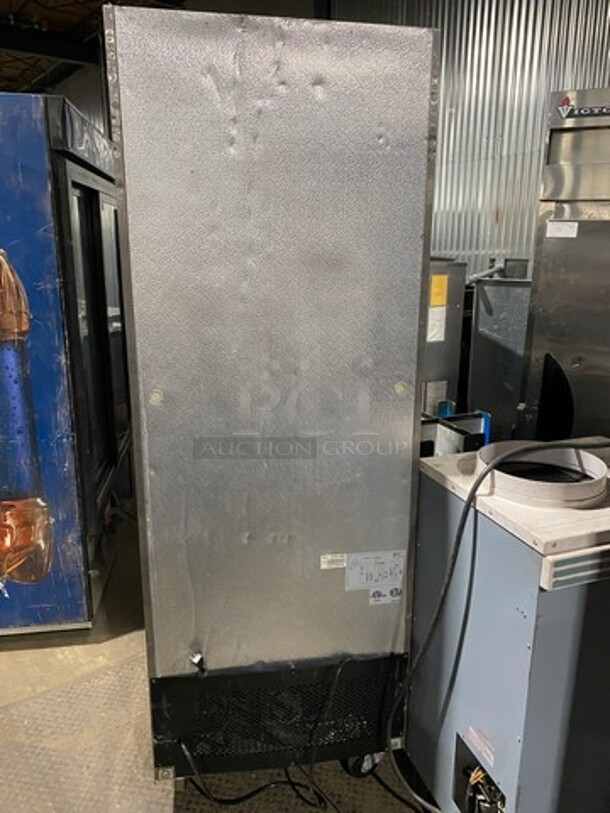 Adcraft Commercial Single Door Reach In Cooler! With Poly Coated Racks! All Stainless Steel! On Casters! Model: CFD1RR 115V 60HZ 1 Phase - Image 3 of 8