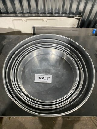 Aluminum Large Cake Pans! 6x Your Bid!
