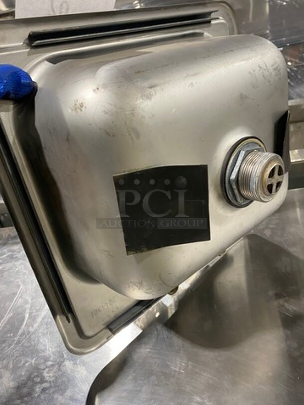 Glacier Bay Wall Mount Drop In Hand Sink! All Stainless Steel! - Image 4 of 5
