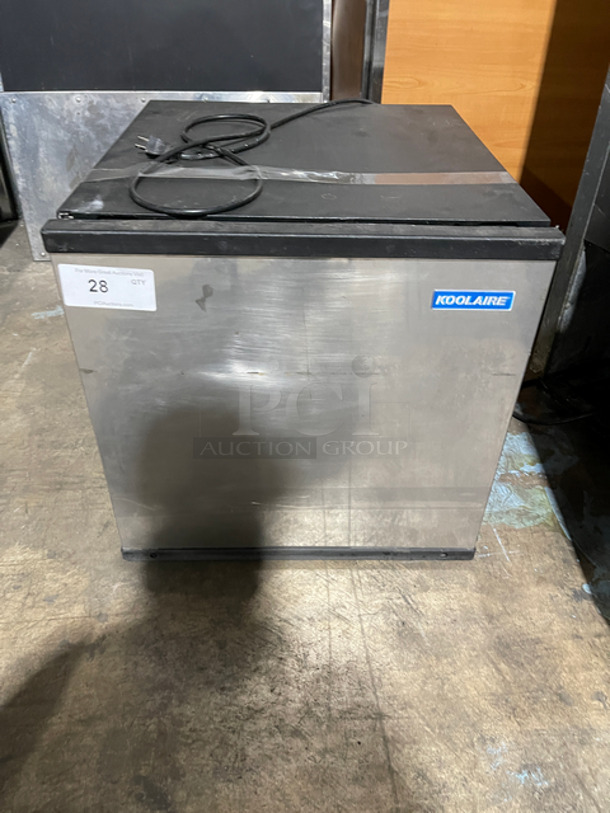 Kool Aire Commercial Ice making Machine Head! Stainless Steel! Model: KY0420A161 SN: 1120104601 115V 60HZ 1 Phase