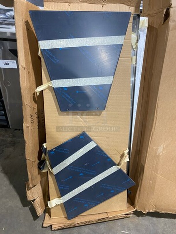 NEW! IN THE BOX! Commercial Buffet Sneeze Guards For 3 Well Steam Table! 2 Sneeze Guards Per Box! 1 Box Per Lot! 2x Your Bid! - Image 3 of 4