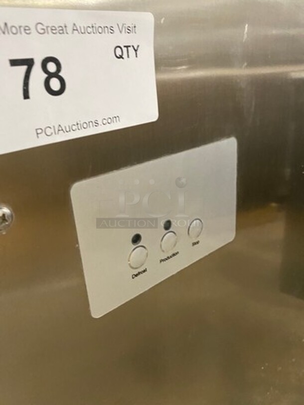 Commercial Fried Ice Cream Roll Machine! All Stainless Steel! On Casters! WORKING WHEN REMOVED! - Image 6 of 7