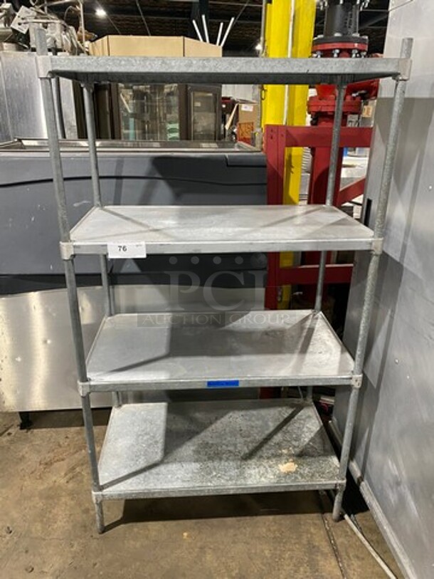 Commercial Metal 4 Tier Shelving Unit! - Image 1 of 5