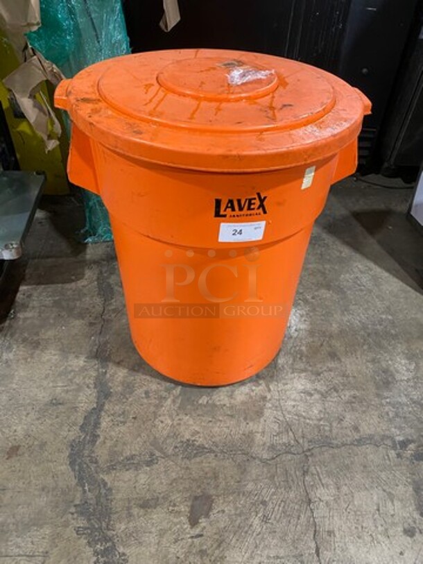 Lavex 55 Gallon Trash Can! - Image 1 of 6