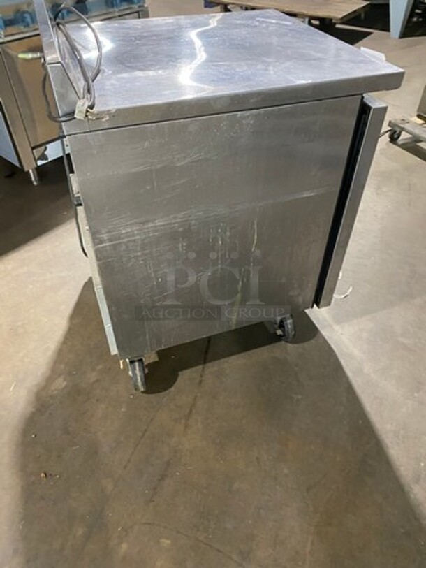 True Commercial Single Door Lowboy/Worktop Freezer! With Back Splash! All Stainless Steel! Model: TWT27F SN: 8587390 115V 60HZ 1 Phase - Image 4 of 8