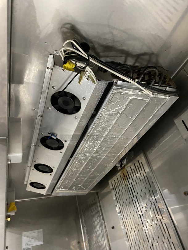 INDUSTRY Commercial 3 Door Reach In Freezer!  All Stainless Steel! On Casters! Model CFD-3FF-HC  - Image 6 of 8