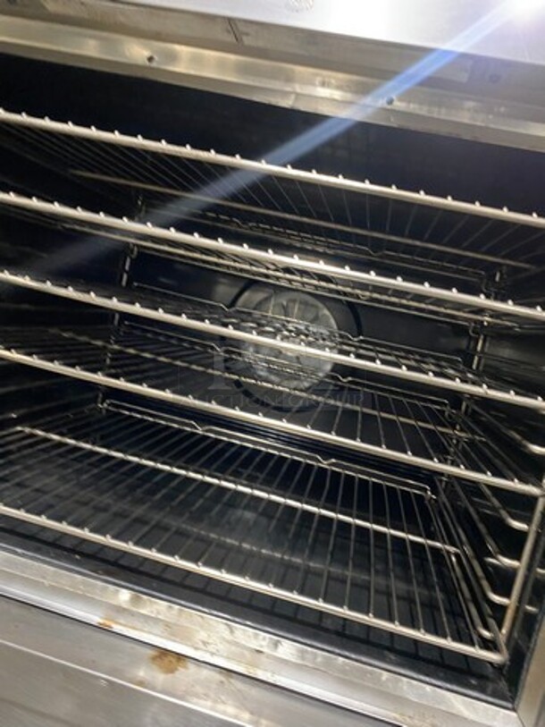 Blodgett Commercial Electric Powered Double Deck Convection Oven! With View Through And Solid Doors! Metal Oven Racks! All Stainless Steel! On Casters! 2x Your Bid Makes One Unit! - Image 6 of 9