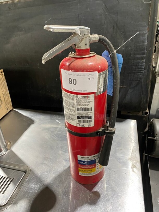 Amerex Fire Extinguisher! MODEL B456 SN:791326
