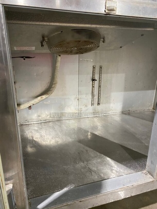 2010 Leader Commercial Worktop/ Lowboy Cooler! With Marble Top! With 3 Door Refrigerated Storage Space Underneath! All Stainless Steel! On Casters! Model: LB72FB SN: PT030866C 15V 60HZ 1 Phase - Image 5 of 11