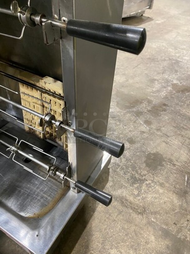 Attias Commercial Countertop Natural Gas Powered Rotisserie Machine! With View Through Door! All Stainless Steel! - Image 6 of 9