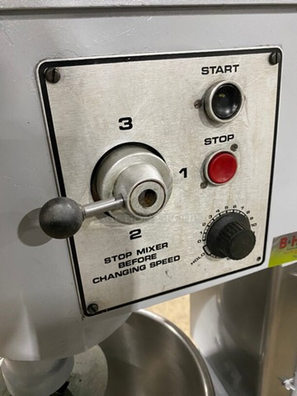 WOW! Hobart Commercial 30QT Planetary Mixer! With Mixing Bowl! With Paddle, Hook And Whisk Attachments! Model: D330 SN: 111011880 208V 60HZ 3 Phase - Image 8 of 11