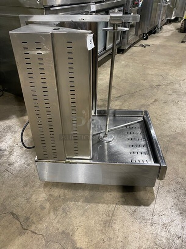 2014 Visvardis Commercial Countertop Gas Powered Gyro Machine! All Stainless Steel! Model: DG12V SN: 0374 - Image 3 of 9