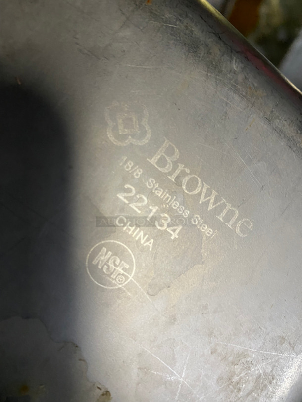 Browne Steam Table/ Prep Table Pans! All Stainless Steel! 7x Your Bid! - Image 6 of 6