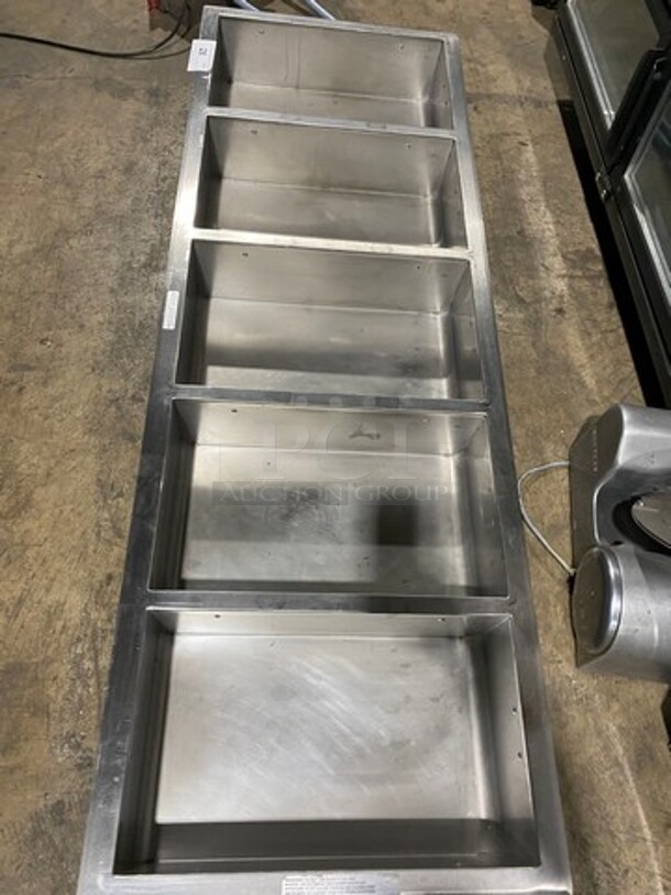 WOW! Alto Shaam Commercial Countertop Electric Powered 5 Well Drop In Steam Table! With Independent Controls! All Stainless Steel! Model: 500HWID6 SN: 208/240V 60HZ 1 Phase - Image 4 of 8