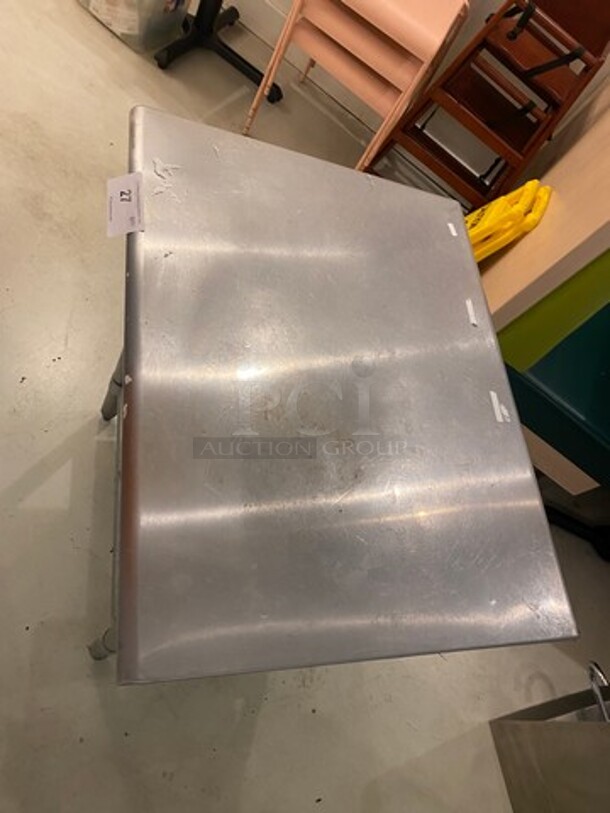Advance Tabco Solid Stainless Steel Work Top/ Prep Table! With Storage Space Underneath! On Legs! Model: TT240 - Image 4 of 6
