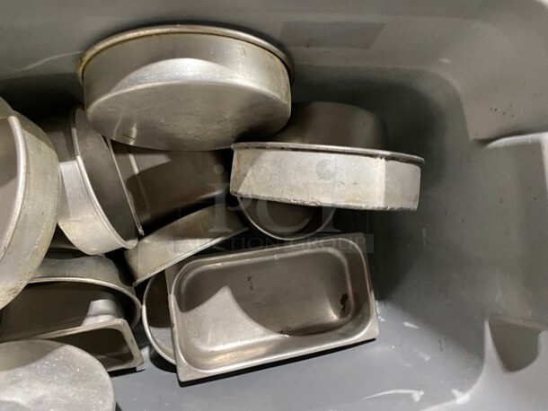 Lot Of Commercial Stainless Steel Round Pans & Mixed Size Drop Ins! All One Bid!  - Image 6 of 6