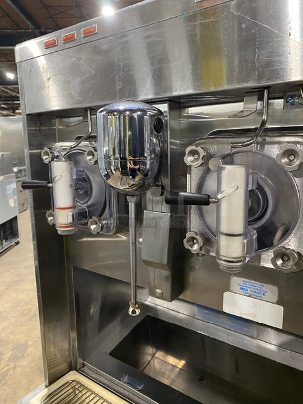 Taylor Commercial Floor Style 2 Flavor Frosty/Coolatta/Slushy Making Machine! With Milkshake Mixing Attachment! All Stainless Steel! Model 342D27 SN: K6018647 208-230V 1PH - Image 6 of 9