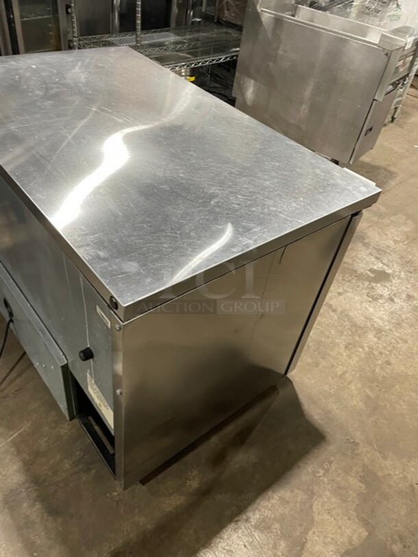 True Commercial 2 Door Refrigerated Lowboy/Worktop! All Stainless Steel! With Poly Coated Racks! 115V 1 Phase! Model: TUC-48-LP-HC SN: 9029640!
 - Image 4 of 8